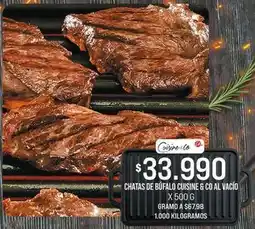 Jumbo Cuisine & co - chatas de búfalo al vacio oferta