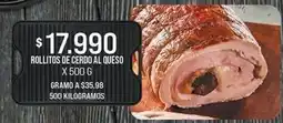 Jumbo Rollitos de cerdo al queso oferta