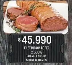 Jumbo Filet mignon de res oferta
