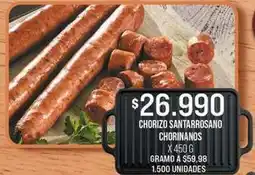 Jumbo Chorinanos - chorizo santarrosano oferta