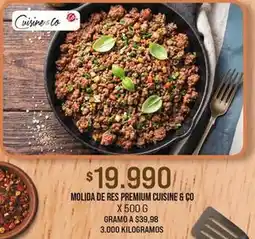 Jumbo Cuisine & co - molida de res premium oferta
