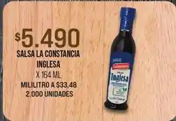 Jumbo La constancia - salsa inglesa oferta