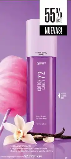 Cyzone Candy - cotton body & hair perfume mist oferta