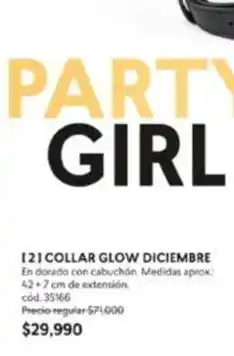 Cyzone Dorado - [2] collar glow diciembre cód. 35166 oferta