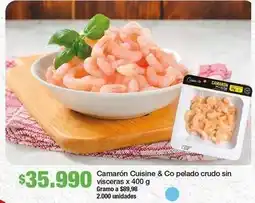 Jumbo Cuisine & co - camarón pelado crudo sin visceras oferta
