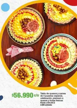 Jumbo Tabla de quesos y carnes oferta