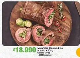 Jumbo Cuisine & co - matambre oferta