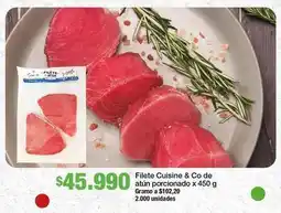 Jumbo Cuisine & co - filete de atún porcionado oferta