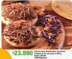 Jumbo Cuisine & co - carne para desmechar premium oferta