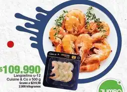 Jumbo Cuisine & co - langostino u-12 oferta