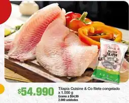 Jumbo Cuisine & co - tilapia filete congelado oferta
