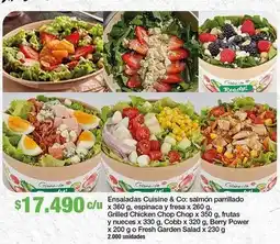 Jumbo Cuisine & co - ensaladas : salmón parrillado oferta