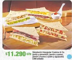 Jumbo Cuisine & co - sándwich triangular oferta