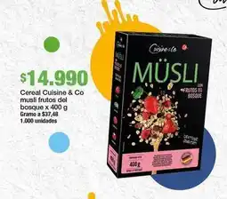 Jumbo Cuisine & co - müsli frutos del bosque oferta