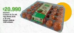 Jumbo Cuisine & co - huevos aa rojo libres jaula oferta