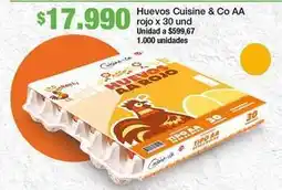 Jumbo Cuisine & co - huevos aa rojo oferta