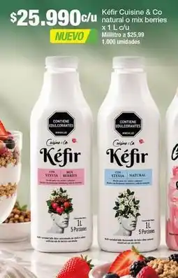Jumbo Cuisine & co - kéfir natural o mix berries oferta