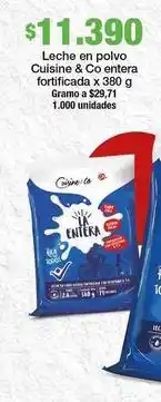 Jumbo Cuisine & co - leche en polvo entera fortificada oferta
