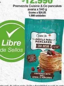 Jumbo Cuisine & co - premezcla pancakes avena oferta