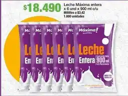 Jumbo Máxima - leche entera oferta