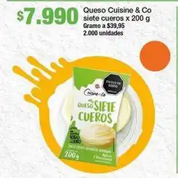Jumbo Cuisine & co - queso siete cueros oferta