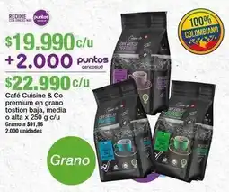 Jumbo Cuisine & co - café premium en grano oferta