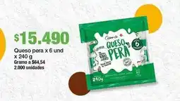 Jumbo Cuisine & co - queso pera oferta