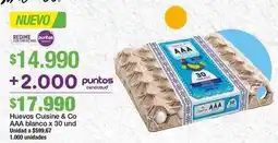 Jumbo Cuisine & co - huevos aaa blanco oferta
