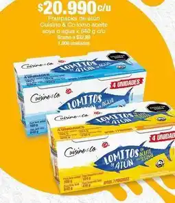 Jumbo Cuisine & co - fourpacks de atun lomo aceite soya oferta