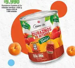 Jumbo Cuisine & co - duraznos mitades oferta