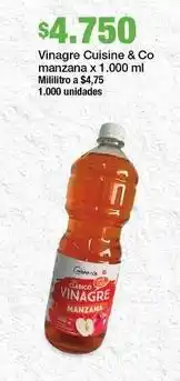 Jumbo Cuisine & co - vinagre manzana oferta