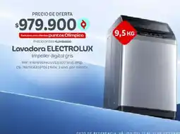 Olímpica Lavadora Electrolux impeller digital gris oferta