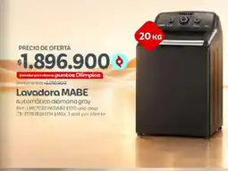 Olímpica Lavadora Mabe oferta
