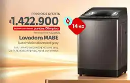 Olímpica Lavadora Mabe Automática diamond gray oferta