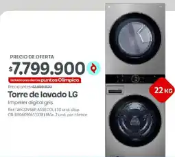 Olímpica Torre de lavado LG oferta