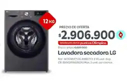 Olímpica Lavadora secadora LG oferta