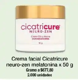 Jumbo Cicatricure crema facial neuro-zen melatonina oferta