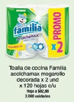 Jumbo Familia toalla de cocina acolchamax megarollo decorada oferta