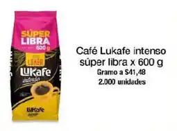 Jumbo Café Lukafe intenso oferta