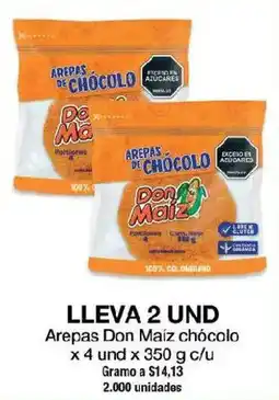 Jumbo Arepas Don Maiz chócolo oferta