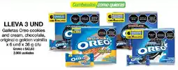 Jumbo Oreo galletas cookies and cream chocolate original o golden vainilla oferta