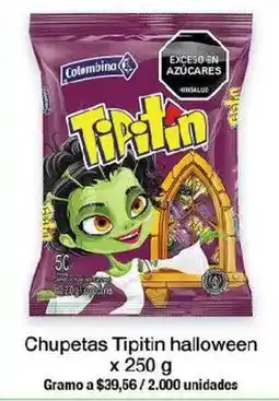 Jumbo Colombina chupetas tipitit halloween oferta