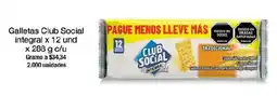Jumbo Club Social galletas integral oferta