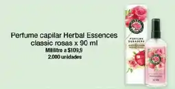 Jumbo Herbal Essences perfume capilar classic rosas oferta