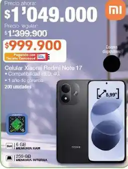Jumbo Xiaomi Redmi Note 17 oferta