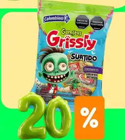 Surtifamiliar Colombina Gomitas Grissly Surtido oferta