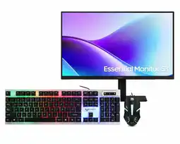Falabella MONITOR ESSENTIAL S3 S32GF - 24” FHD IPS 120HZ - GAME MODE - EYE SAVER MODE - COMBO 2 EN 1 oferta