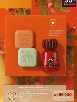 Natura Natura - agua de colonia cerré cerré + caja con jabones en baño nature oferta