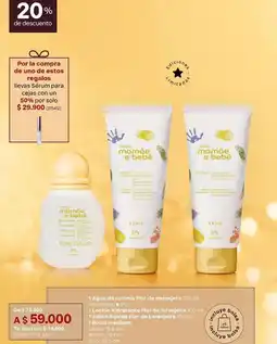 Natura Natura - mamãe e bebê eau de cologne and hydrating lotion oferta