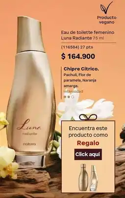 Natura Natura - luna radiante eau de toilette femenino 75 ml (116584) oferta